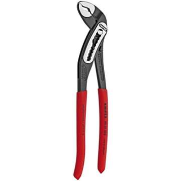 KNIPEX Tools 00 20 08 US1 Long Nose, Diagonal Cutter, and Alligator Pliers 3-Piece Tool Set, Red (Packaging May Vary)