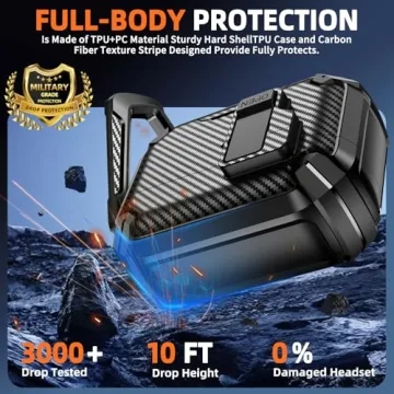 Inesore AirPods Pro Case with Stand & Cleaning Kit