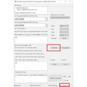 Portable SA818 Ham Radio Interface Compatible with Raspberry Pi