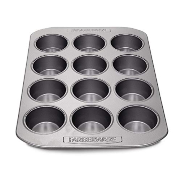 Farberware Nonstick 12-Cup Muffin Pan for Perfect Baking