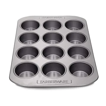 Farberware Nonstick 12-Cup Muffin Pan for Perfect Baking