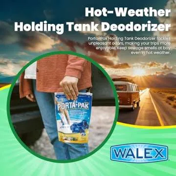Walex Porta-Pak Deodorizer for RVs and Boats - Fresh 10-Pack