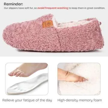 EverFoams Cozy Memory Foam Slippers for Women