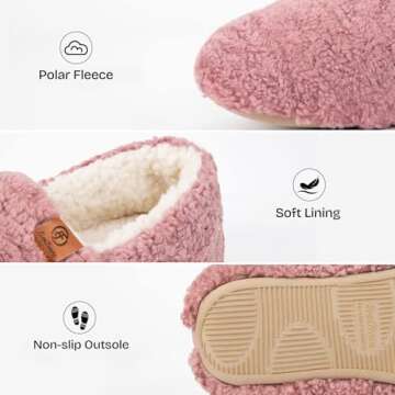 EverFoams Cozy Memory Foam Slippers for Women