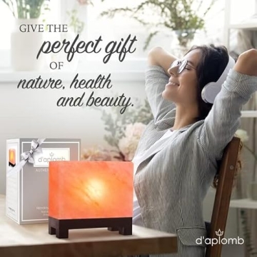 d'aplomb Authentic Himalayan Salt Lamp - Stunning Ambiance