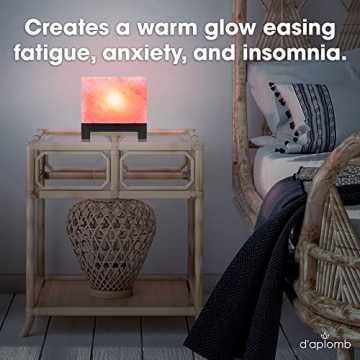 d'aplomb Authentic Himalayan Salt Lamp - Stunning Ambiance