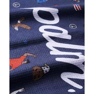 Palm Golf Microfiber Towel with Waffle Knit Design | 14x36