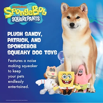 SpongeBob SquarePants Dog Toy Set for Playful Pets