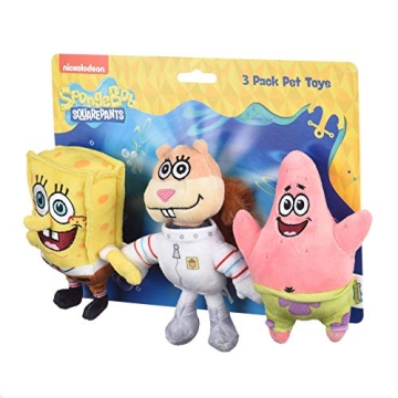 SpongeBob SquarePants Dog Toy Set for Playful Pets