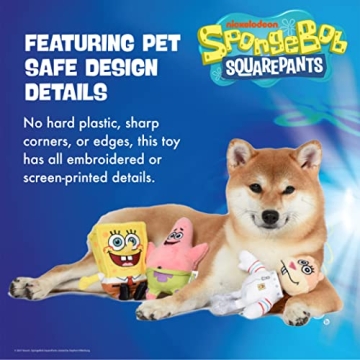 SpongeBob SquarePants Dog Toy Set for Playful Pets
