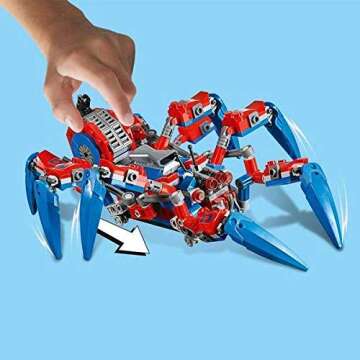 LEGO Spider-Man Spider Crawler Building Kit for Ages 7+
