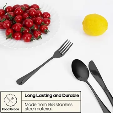 Quatish Portable Silverware Set for Travel and Lunch