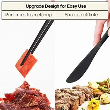 Quatish Portable Silverware Set for Travel and Lunch