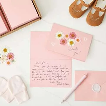 48 Pack Pink Blank Cards with Envelopes for All Occasions