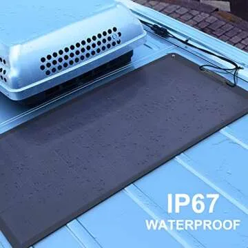 100W Flexible Solar Panel Charger for Off-Grid Use