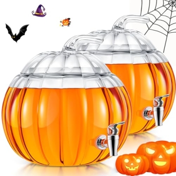 Elevate Your Fall Gatherings with Uiifan Glass Pumpkin Dispensers