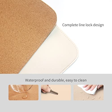 RENMTURE Dual-Sided Large Desk Pad for Home/Office