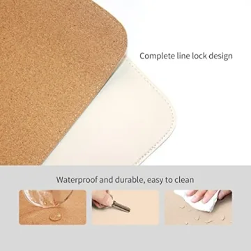RENMTURE Dual-Sided Large Desk Pad for Home/Office