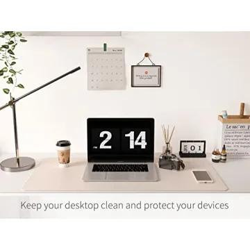 RENMTURE Dual-Sided Large Desk Pad for Home/Office
