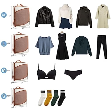 CLUCI Compression Packing Cubes for Travel Organization