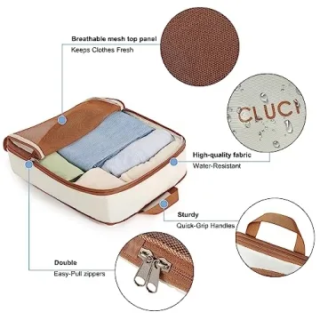CLUCI Compression Packing Cubes for Travel Organization