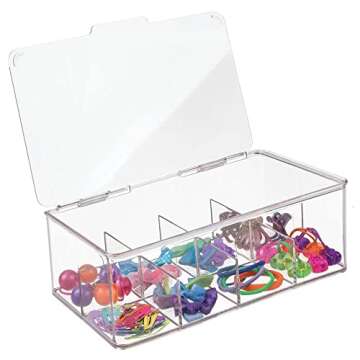 mDesign Hair Care and Accessories Organizer Box