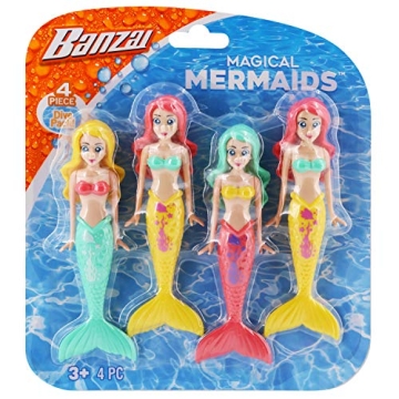 BANZAI Dive Mermaids - Colorful Fun for Little Swimmers!
