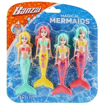 BANZAI Dive Mermaids - Colorful Fun for Little Swimmers!