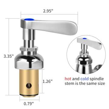 KWODE Brass Faucet Valve - Easy Install & Reliable