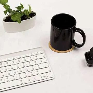 Blisstime 80 Pcs Self-Adhesive Cork Rounds for DIY Projects