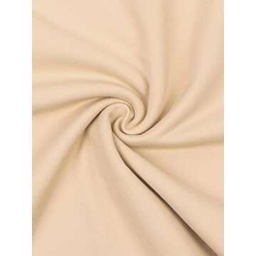 PINKMSTYLE Women's Long Sleeve Off The Shoulder Tops Square Neck Bodysuit Sheer Polka Dots Shirts Basic Jumpsuit Fall Outfits Nude Small