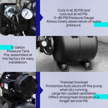 Aquastrong 1.6 HP Shallow Well Pump for Efficient Watering