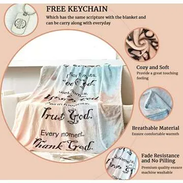 Bible Verse Blanket for Comfort and Inspiration
