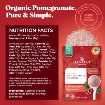 Buy Navitas Organics Pomegranate Powder – Antioxidant Rich