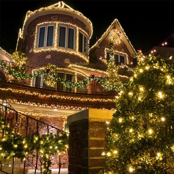 WATERGLIDE 1000 LED Christmas String Lights for Holiday Decor