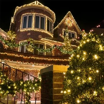 WATERGLIDE 1000 LED Christmas String Lights for Holiday Decor