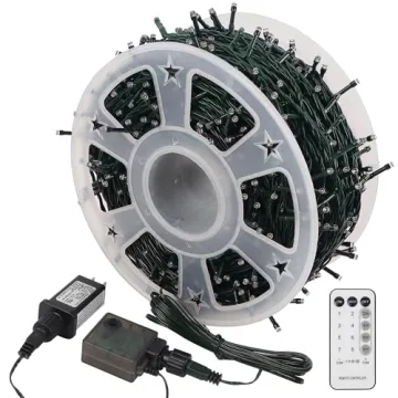 WATERGLIDE 1000 LED Christmas String Lights for Holiday Decor