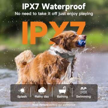 2-in-1 Dog Training Collar with Dog Leash, OGF Wireless Training Collar with Rechargeable Remote,3300FT,Waterproof IPX7, with 3 Training Modes, for Dogs S, M, L(4-120 LBS)