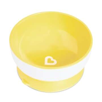 Munchkin Stay Put Suction Bowls for Toddlers, 3 Pack
