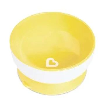 Munchkin Stay Put Suction Bowls for Toddlers, 3 Pack