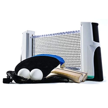 Franklin Sports Portable Ping-Pong Set - Complete with Paddles, Balls & Net