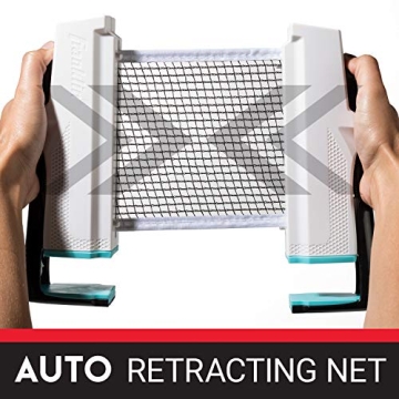 Franklin Sports Portable Ping-Pong Set with Paddles & Net