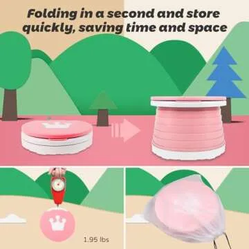 Portable Toddler Travel Potty Seat - Easy & Hygienic