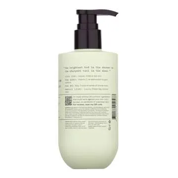 Frank Body Brightening Body Wash | Vegan & Cruelty Free | 360mL | Vitamin C, Kakadu Plum & Pomegrana...