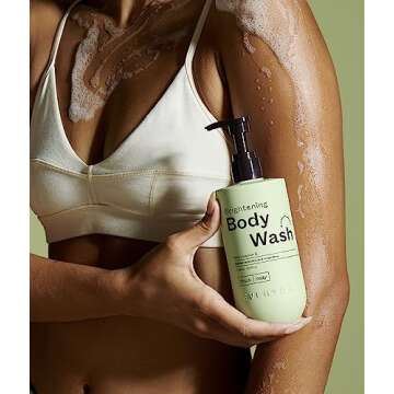 Brighten Skin with frank body Brightening Body Wash 360ml