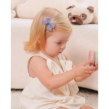 Jollybows 20pcs Mini Hair Clips Set for Toddler Girls