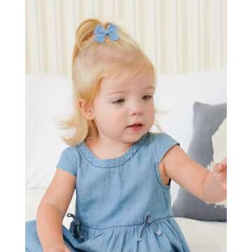 Jollybows 20pcs Mini Hair Clips Set for Toddler Girls