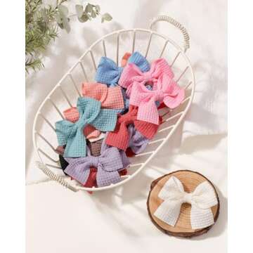 Jollybows 20pcs Mini Hair Clips Set for Toddler Girls