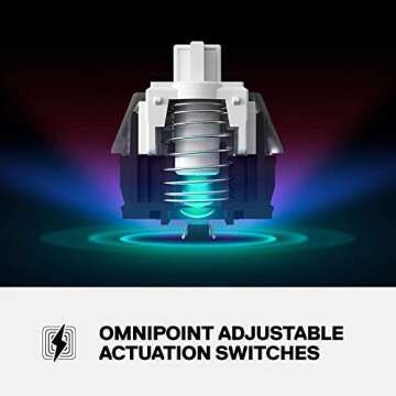 SteelSeries Apex Pro TKL Mechanical Switches Gaming Keyboard with OLED Smart Display (Renewed)