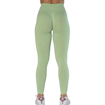AUROLA Dream Collection Workout Leggings for Women High Waist Seamless Scrunch Athletic Running Gym ...